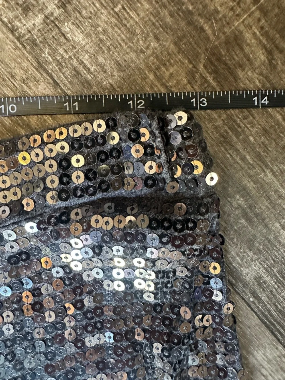 Michael Kors Silver Sequin Maxi Skirt Size S/M